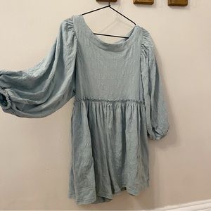 Free People Beyond Obsessed Romper in Aqua Haze size XS